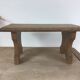 Vintage wooden footrest stool