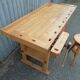 Etabli meuble industriel atelier de artiste Claude Lagouche  avec tabouret