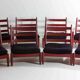 Ensemble XL de 8 chaises longues vintage, Belgique 1960