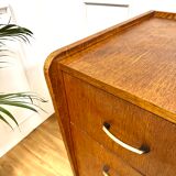 Vintage chest of drawers compass feet