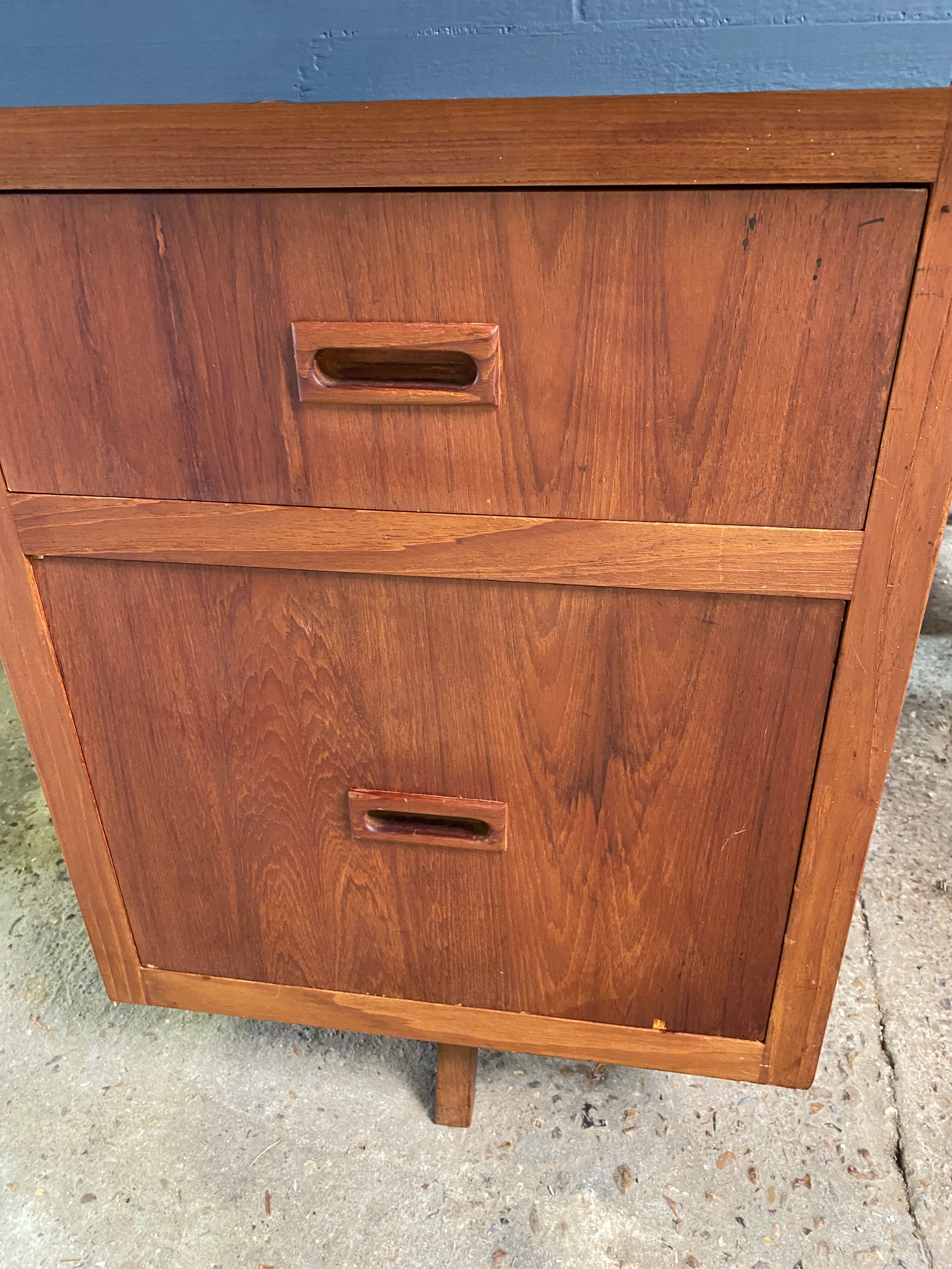 Scandinavian teak office