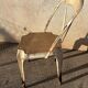 J. Mathieu sheet metal bistro chair