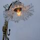 Swan neck brass lamp Art Nouveau
