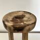 Patinated tripod stool