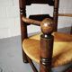 Paire de fauteuils en chêne, années 1940