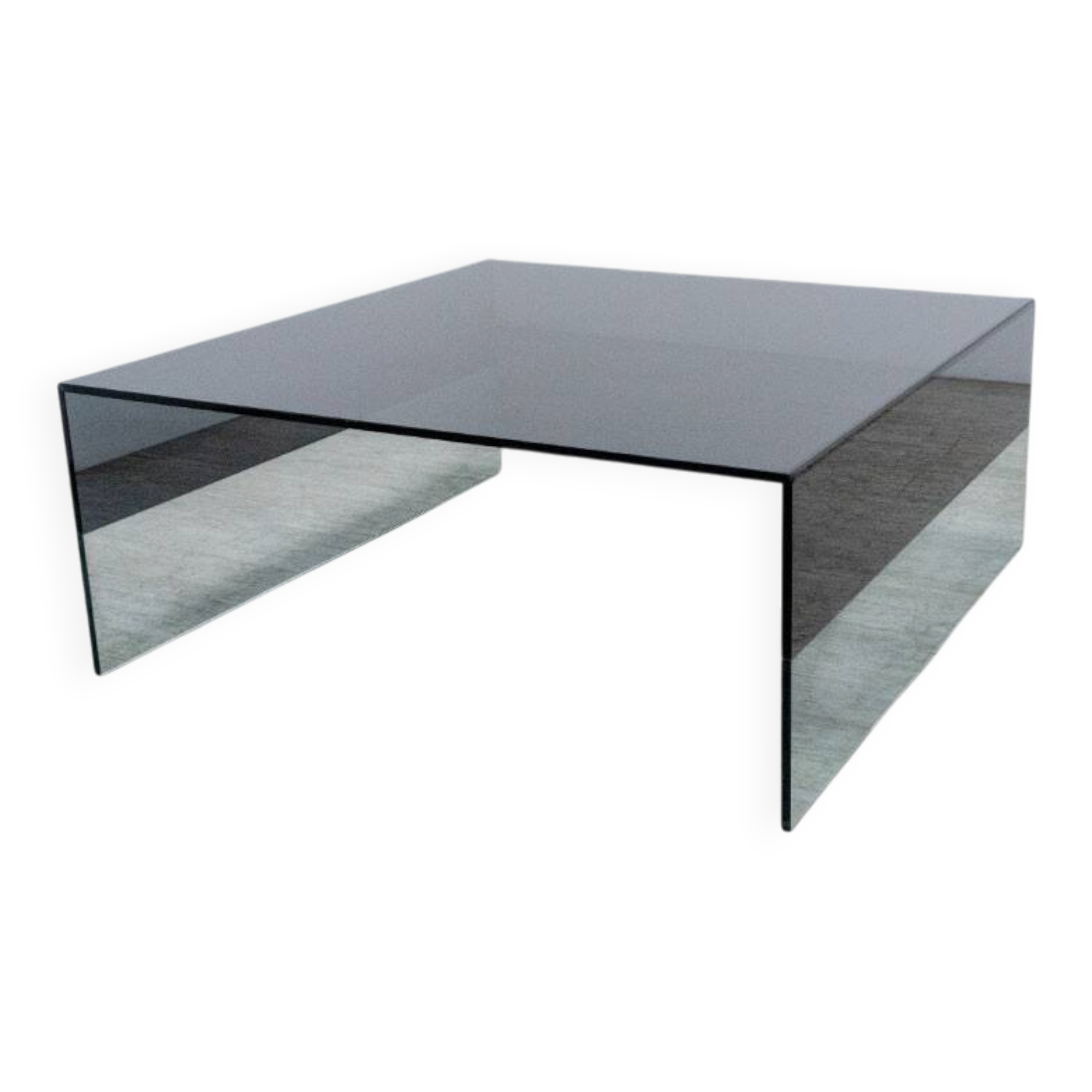 Haworth Smoke L100 Coffee Table in Black Glass
