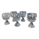Glasses in Bordeaux from St Louis crystal.
