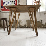 Vintage rattan meal table