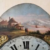 Pendule mouvement horloge hollandaise dite chaise époque 18eme
