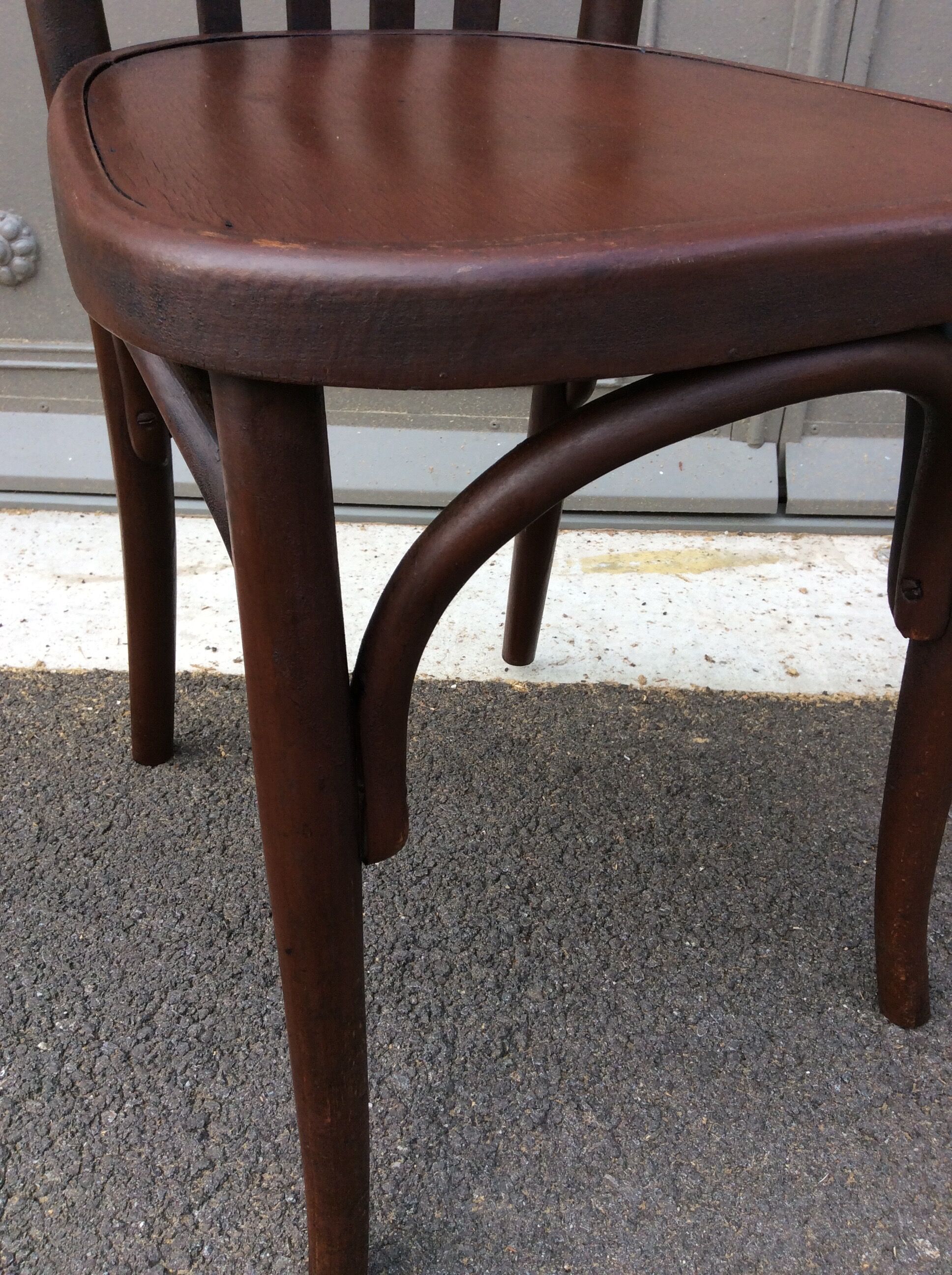 Pair of vintage bistro chairs