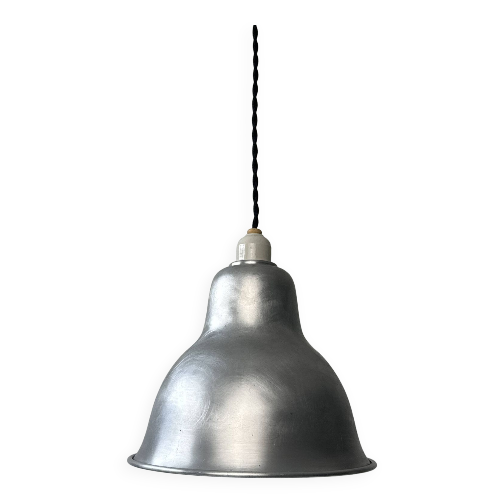 Old vintage aluminum workshop suspension