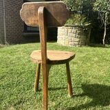 Handmade walnut chair