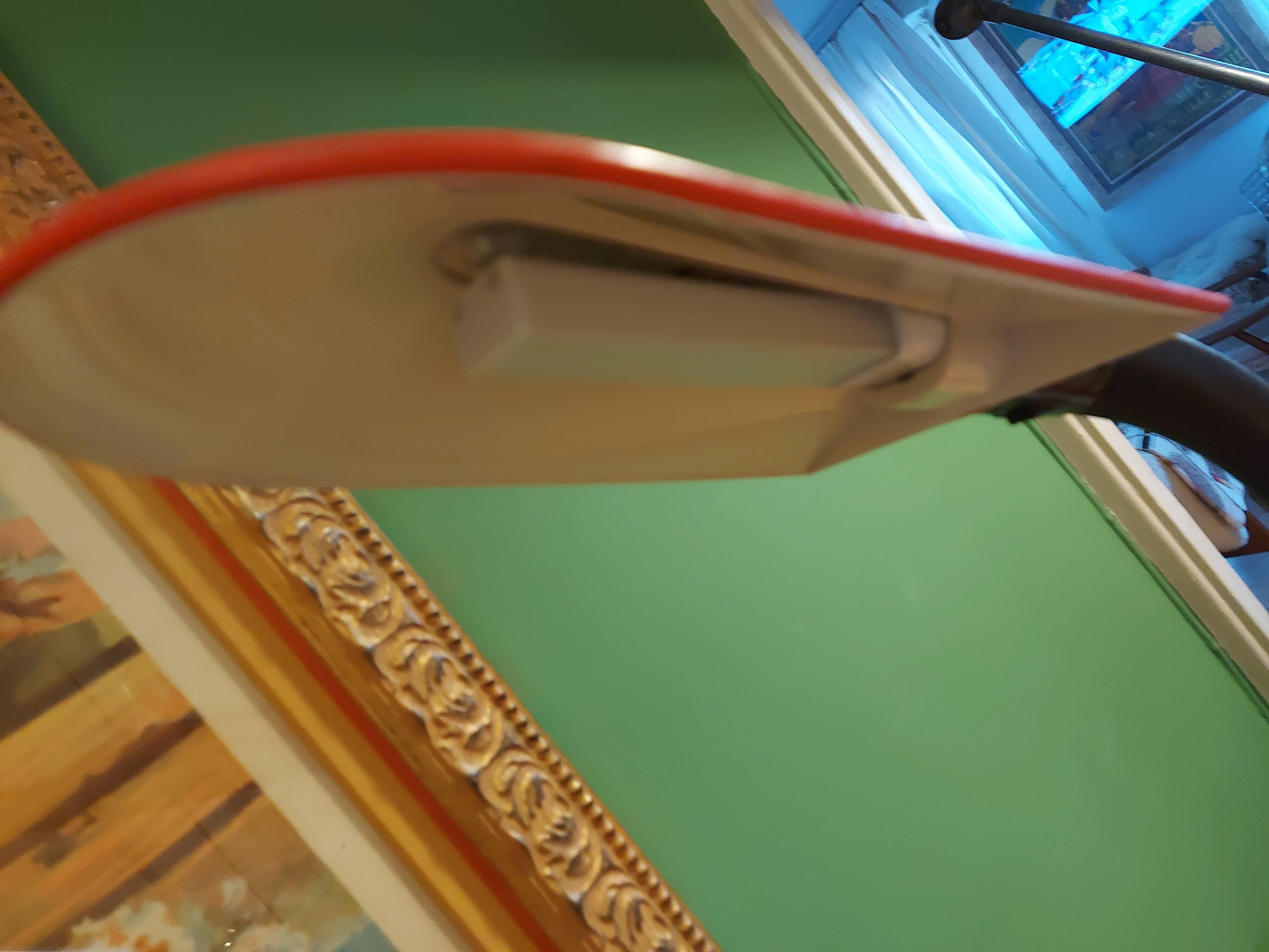 Red lamp annees 70's scandinavian design , fagerhults ( sweden )