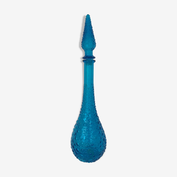 Vintage blue Empoli carafe