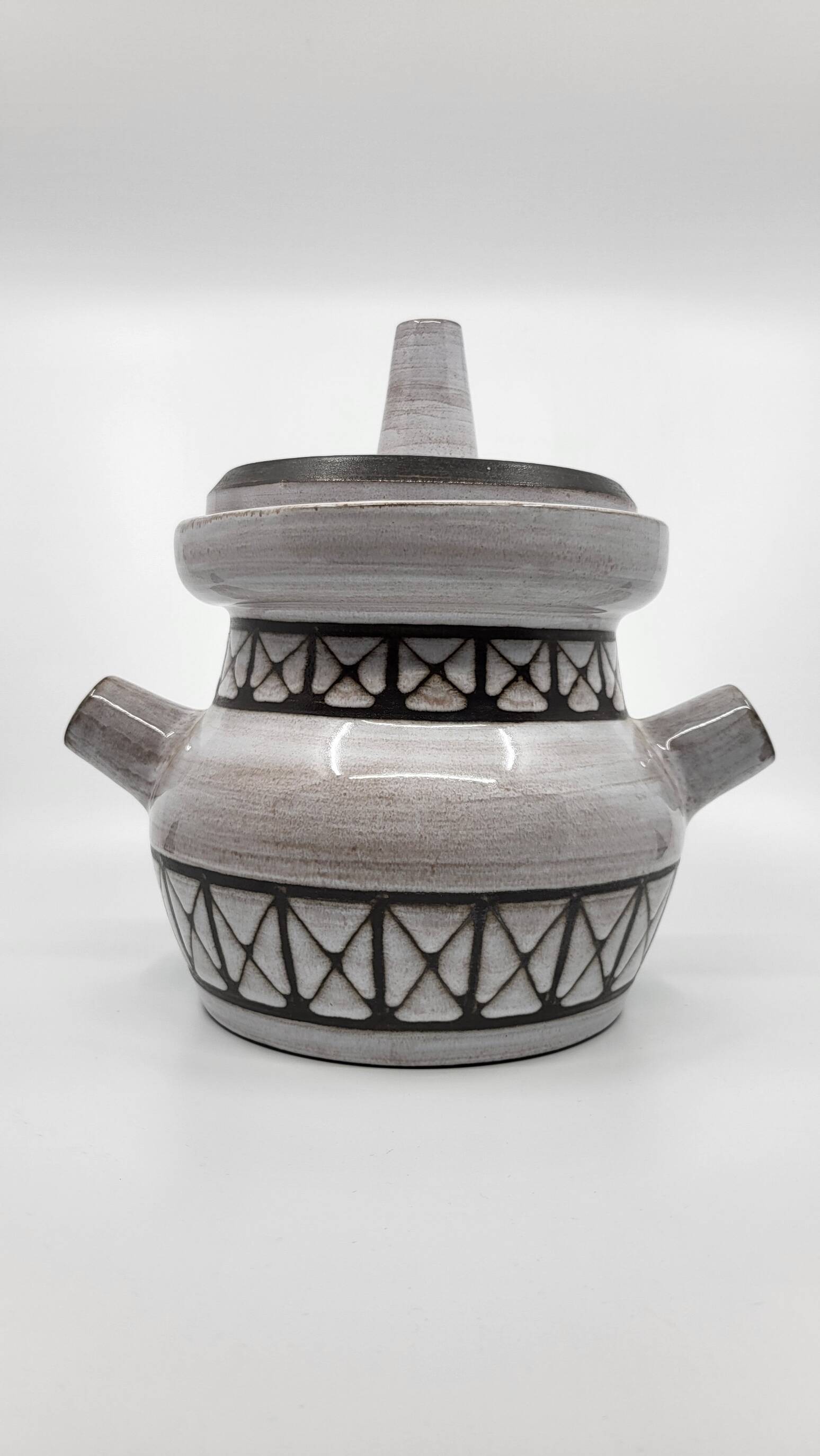 Soupière Emille Masson en Grès émaillé France Design 1950