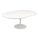 Extendable custom Knoll Tulip Dining Table, 1980