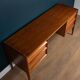 Commode de bureau rétro en noyer et palissandre par John Herbert