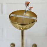 Vintage Sputnik Chandelier Gold Brass Space Age Redesign Pendant Lamp