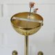 Vintage Sputnik Chandelier Gold Brass Space Age Redesign Pendant Lamp