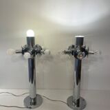 Paire de lampes space âge