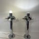 Large pair of Space Age lamps