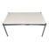 Bureau ou table design USM Haller plateau blanc structure métal