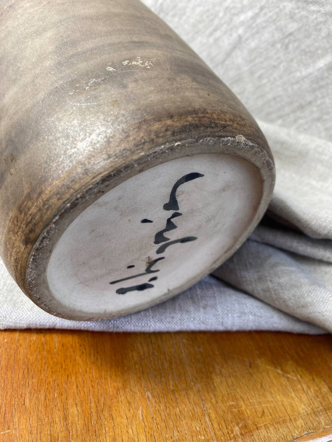 Handmade ceramic vase