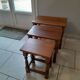 Old oak nesting table