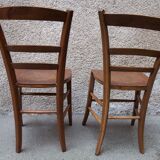 Pair of wooden chairs from the 1920s