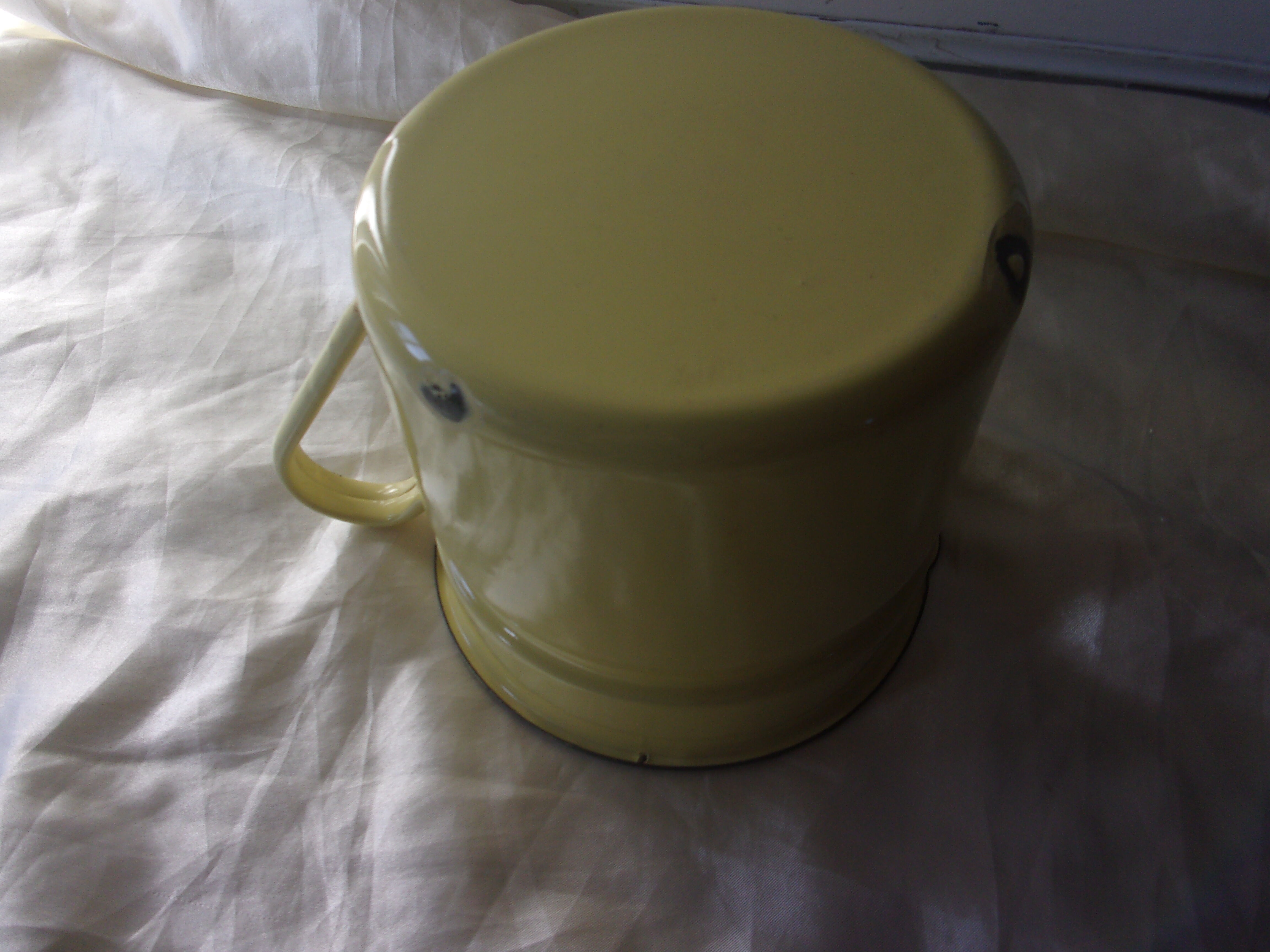 Enamelled water or milk jar