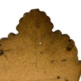 Wall cabinet / vintage mirror in gilded brass