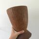 Imposing solid wood pestle and mortar