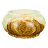 Bougeoir pierre onyx vintage
