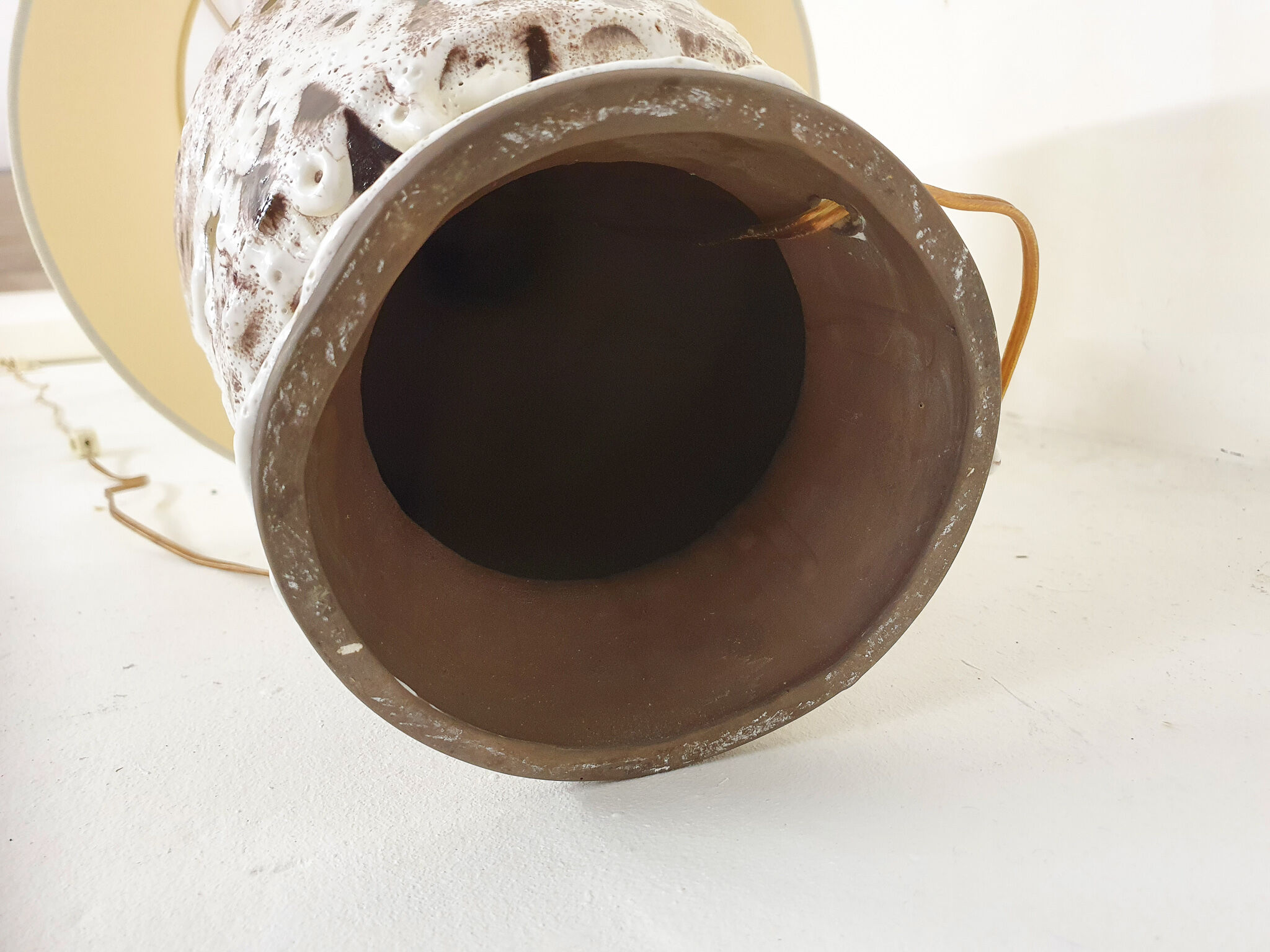 Ceramic talbe light attrb West-Germany , 1960's