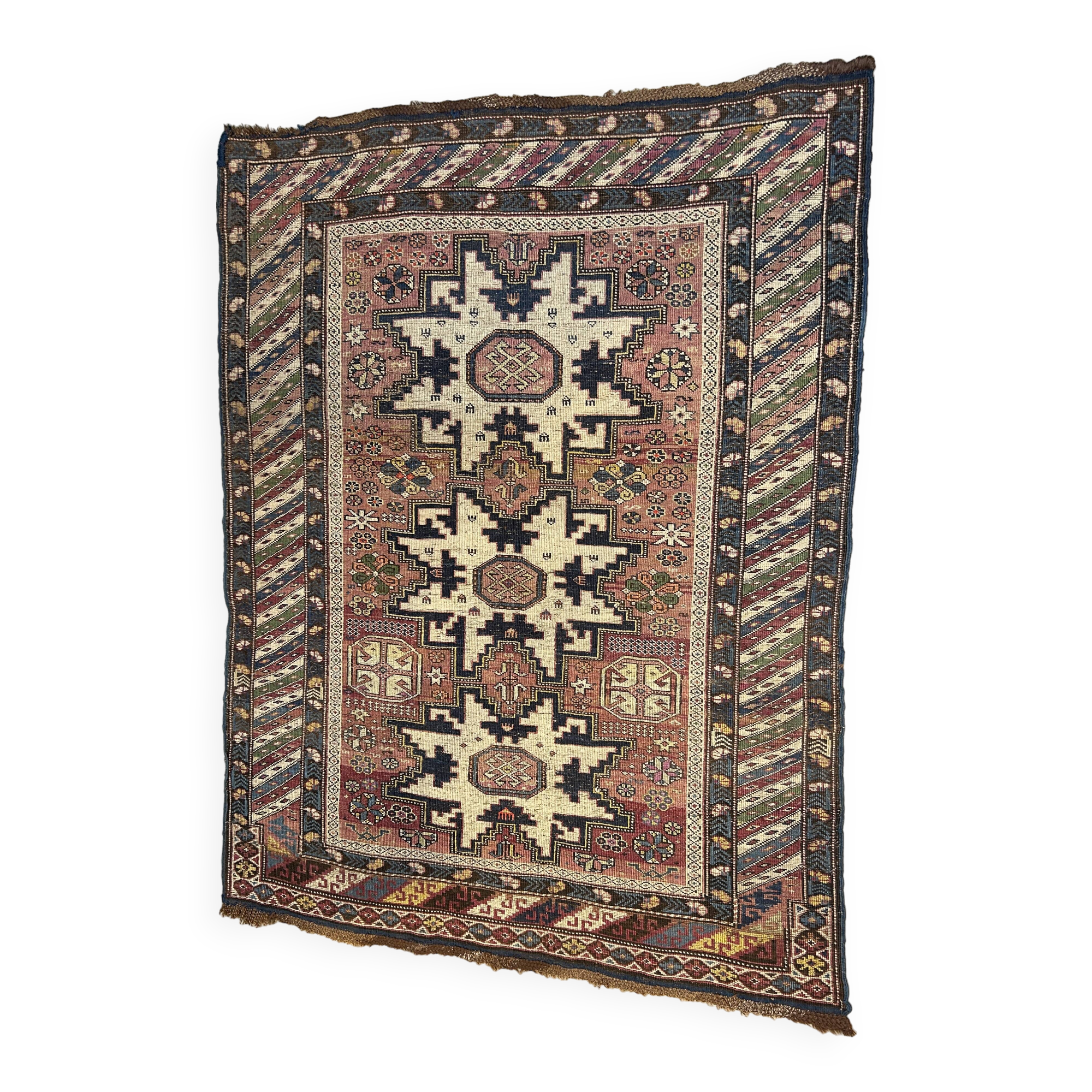 Antique Caucasian Kazak Rug