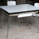 Table and Chair set in formica foot Eiffel Tower of the 1970s