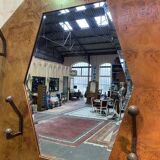 Coat rack - Art Deco period wardrobe in elm burl