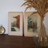 Two old lithographs