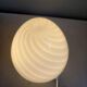 Lampe egg spirale en verre de Murano
