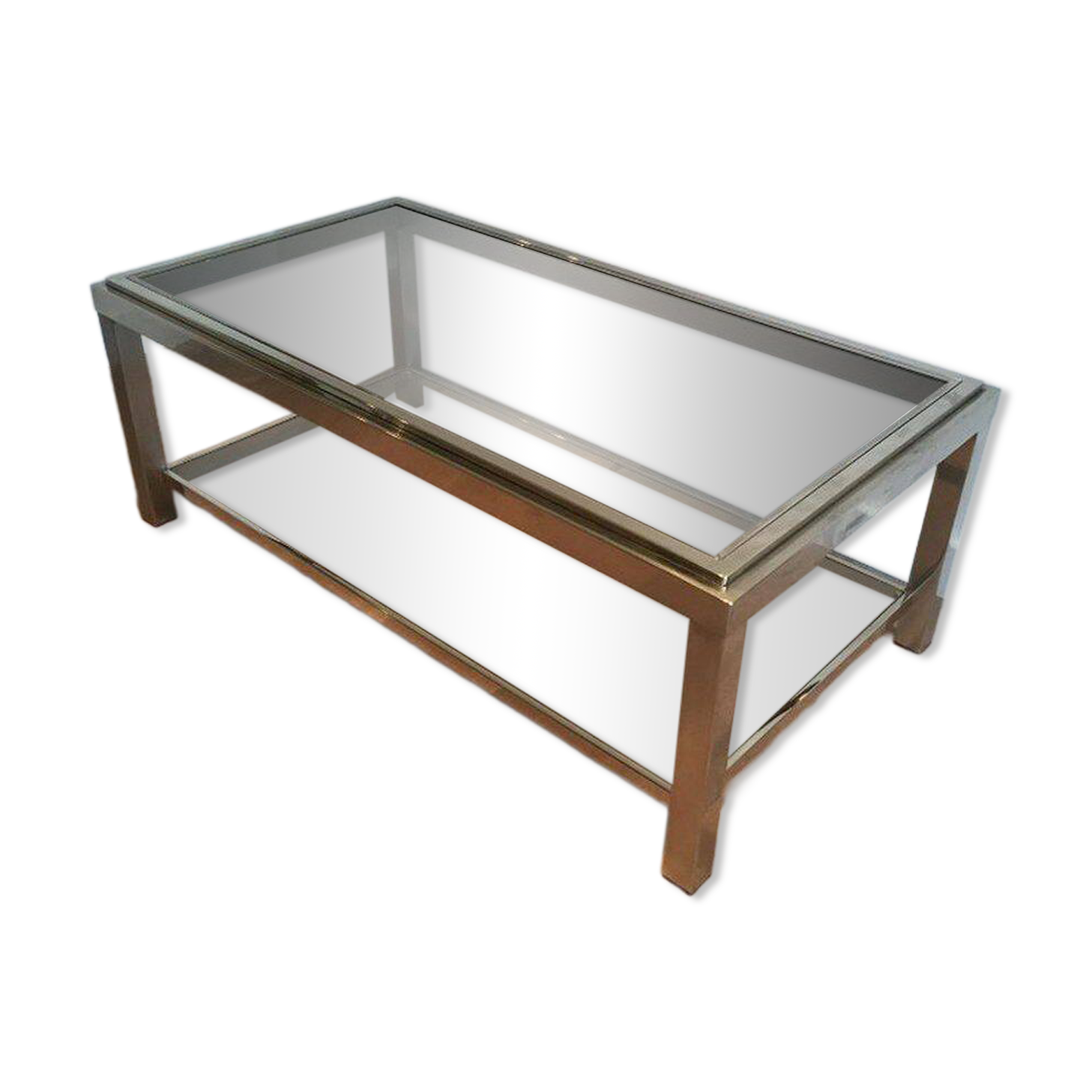 Chrome coffee table