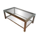 Table basse chromée