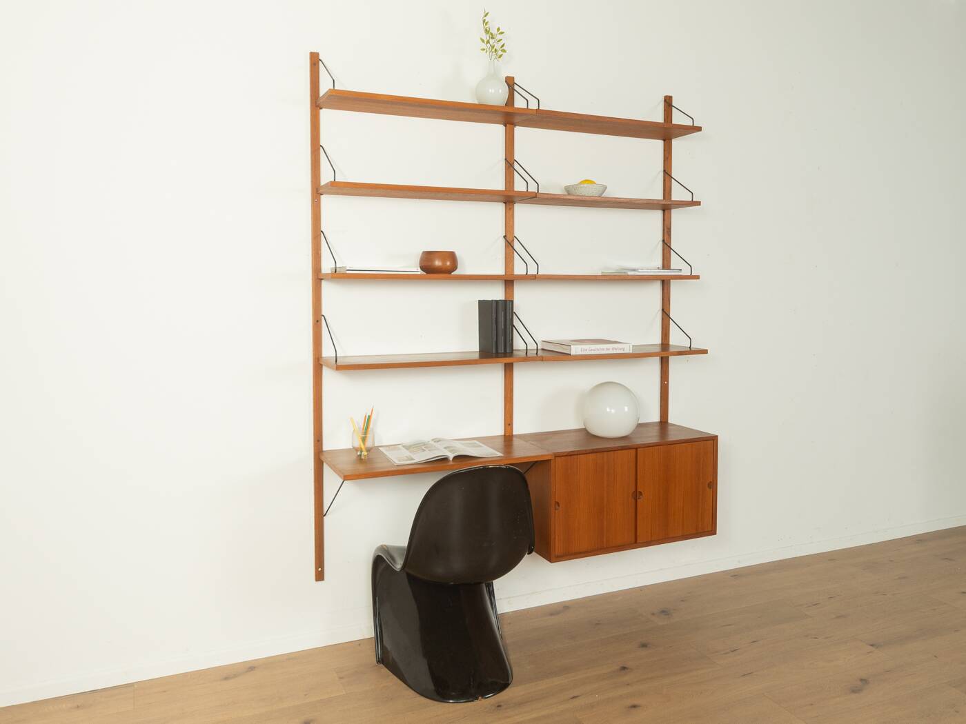 Cado | poul cadovius classic shelving system, 1950s, teak veneer