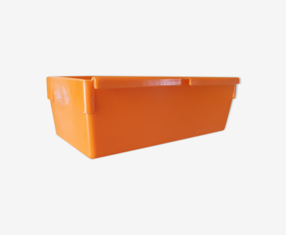 Dupol Rubbermaid German Design Of The 1970s Storage Bin Orange Plastic Selency Dupol Rubbermaid German Design Of The, Orange Rubbermaid Storage Tote