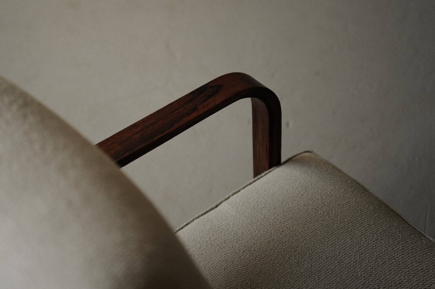 Fauteuil Art-Déco, palissandre, 1930