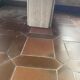 Travertine table base