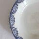 Deep dish or salad bowl in iron earth "capri" sarreguemines and digoin
