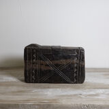 Old wooden spice box