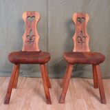 Pair of Alsatian-style chairs