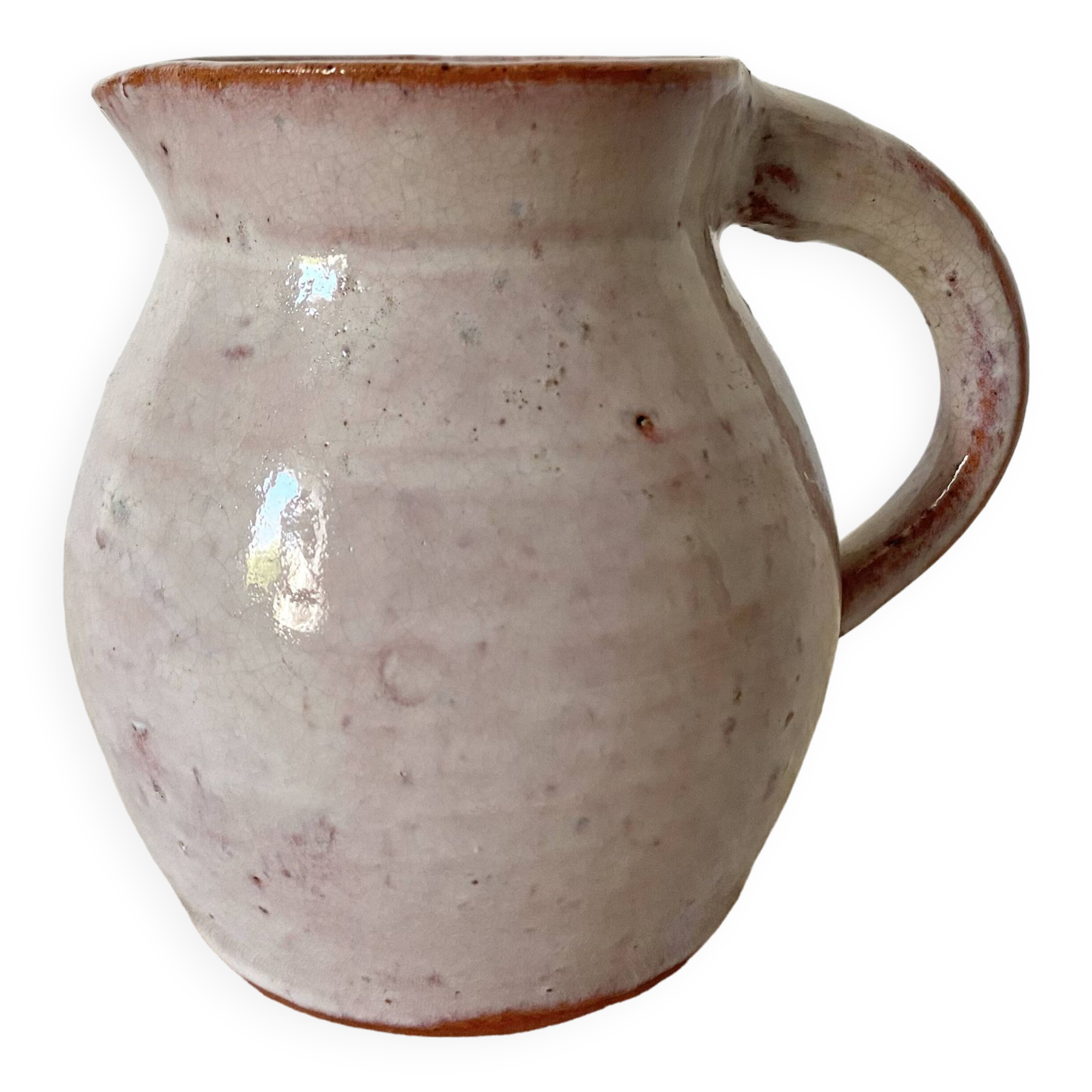 Terracotta pitcher, Nesmy pottery