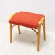 Mid-century bentwood stool by Dřevopodnik Holešov, wooden seating, 1970s